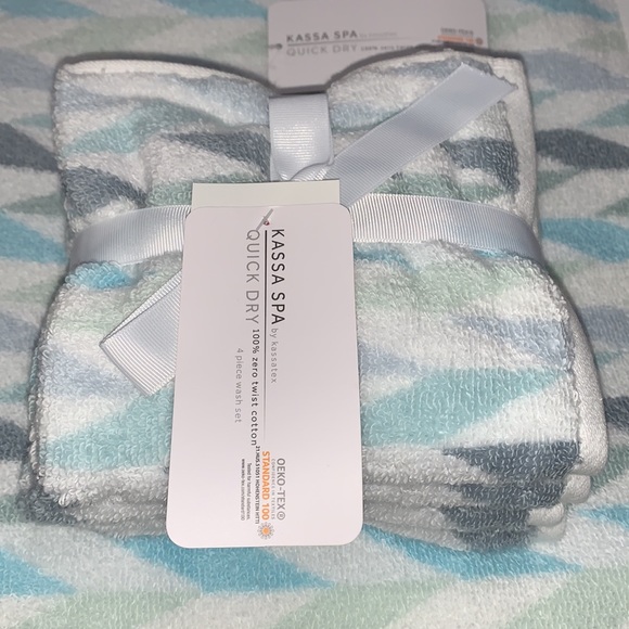 KASSA SPA Bath Kassa Spa By Kassatex 0 Cotton Towel Set 8piece
